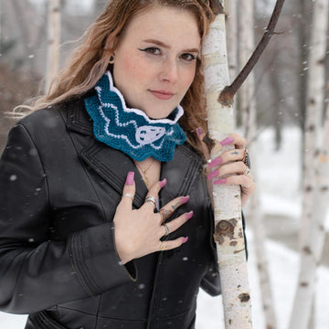 Cold Moon Waves | Crochet Cowl Pattern