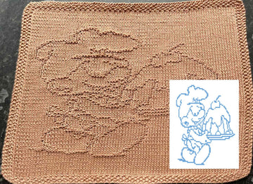 Nr. 907 Baking Smurf with 89 stitches