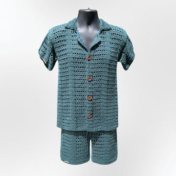 Seabreeze Men's Shirt & Shorts Set