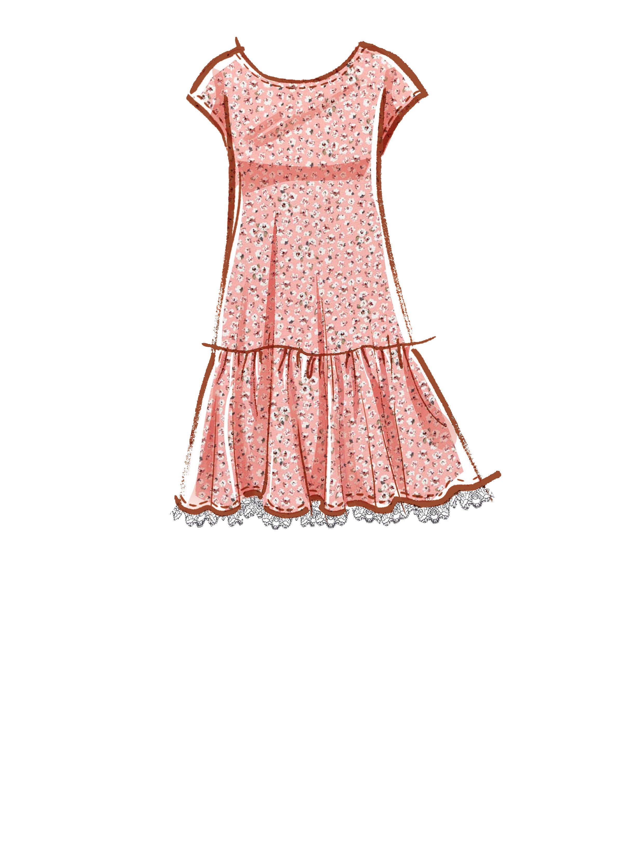 McCall's Misses' Dresses & Mask M8214 - Sewing Pattern