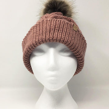 Rose Cable Hat