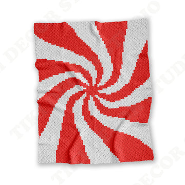 Peppermint Candy Baby Blanket CROCHET PATTERN