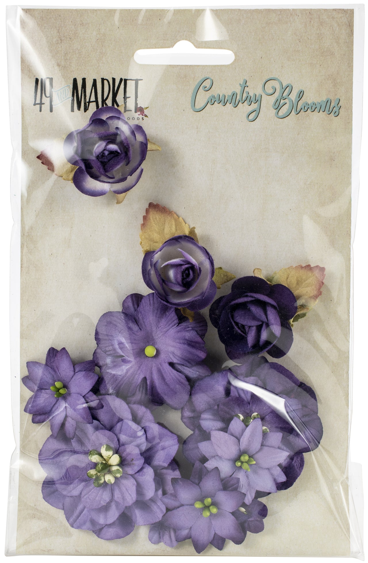 49 And Market Country Blooms 12/Pkg - Violet