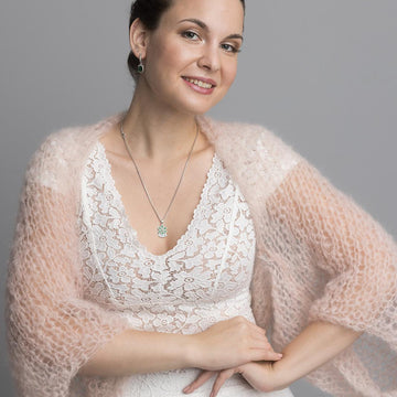 Bridal mohair knit sweater SKY