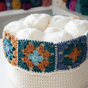 Granny Square Basket