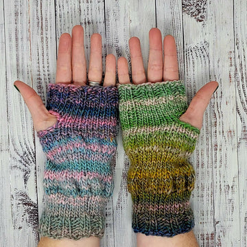 Ribbed & Ruched Gloves