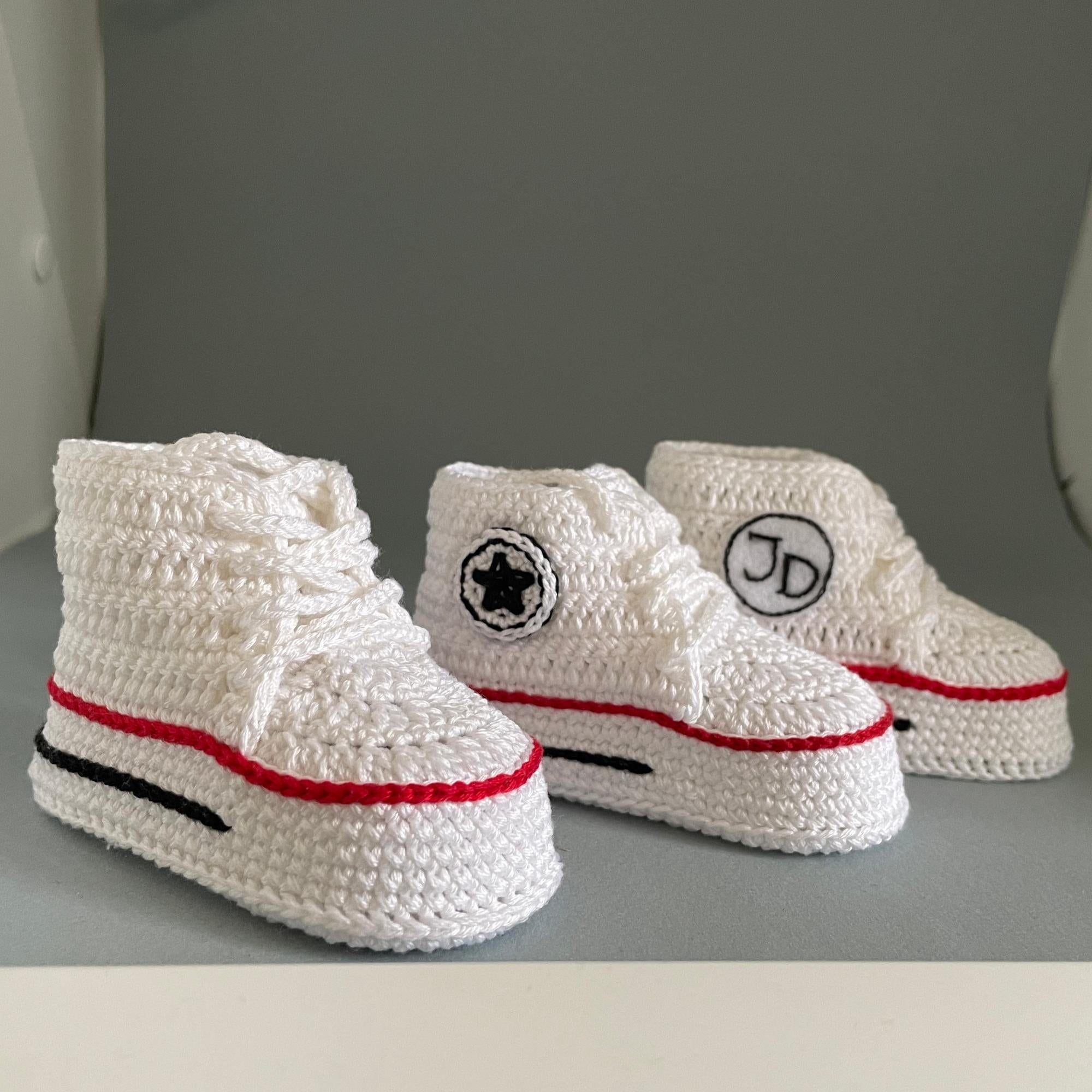 High top baby sneakers inspired by Converse