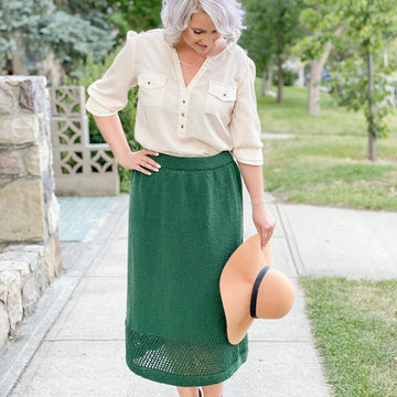 Peek-A-Boo Maxi Skirt
