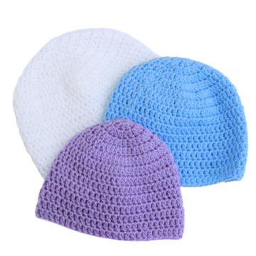 Crochet Pattern for Babies Hats, Beanies, 7 Sizes, Small, Preemie, New Born, 0-3mths, 3-6mths, 6-12mths, Toddler, CP548