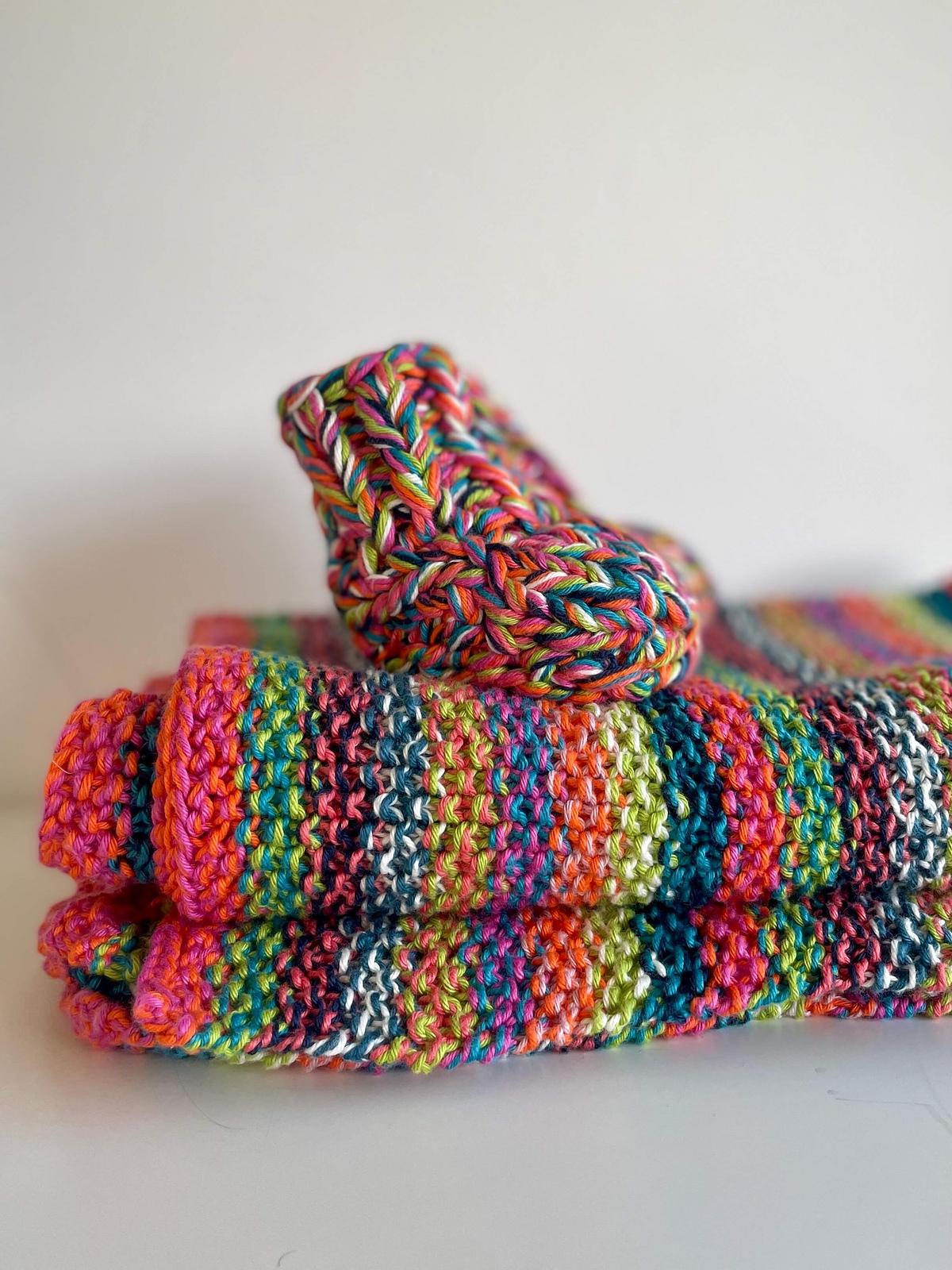 The 'Paintbox' Hand-knit Booties Pattern