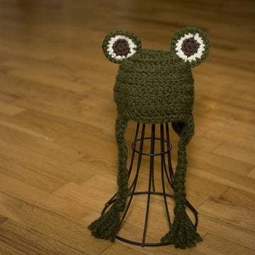 Frog Baby Hat Pattern Quick and Easy