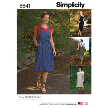 Simplicity 8641 Women's Jumper Dress - Sewing Pattern