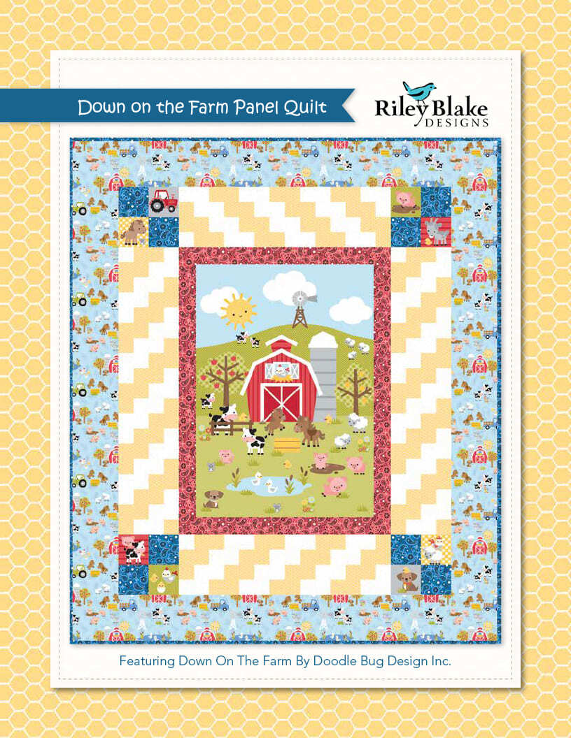 Riley Blake Down On The Farm Panel Quilt - Downloadable PDF