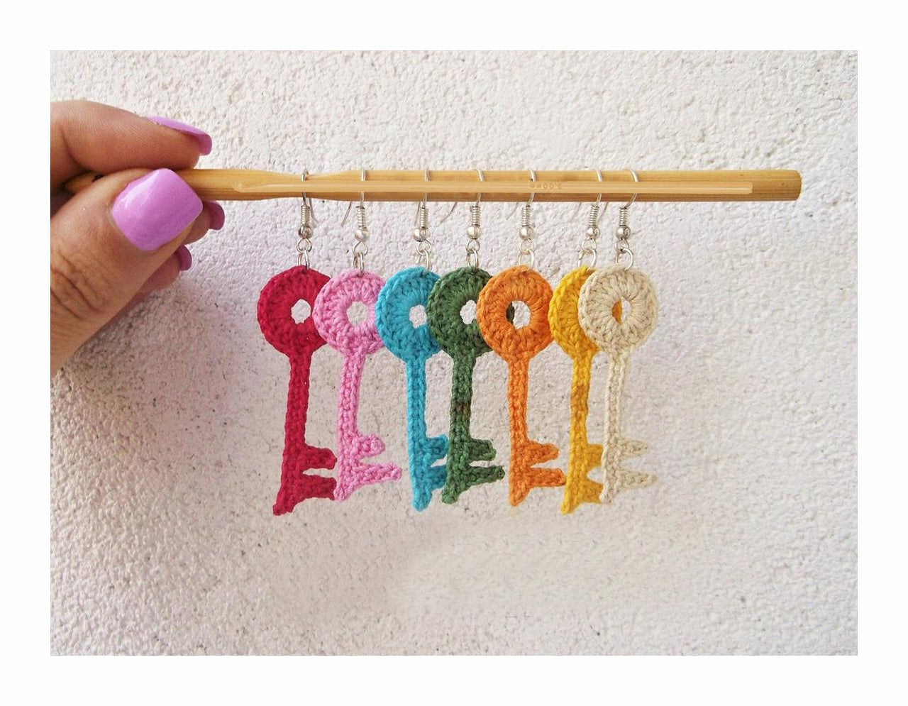 Key earrings