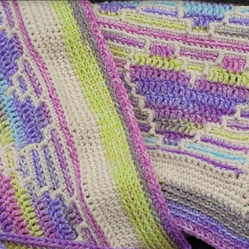 Mosaic Heart Blanket (uk)