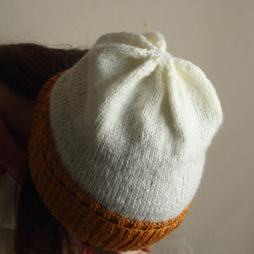 Two Color Slouchy Beanie