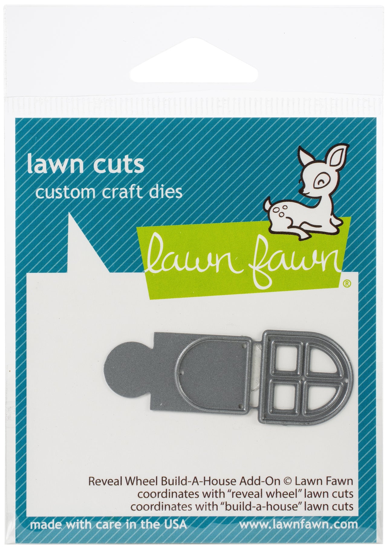 Lawn Fawn Lawn Cuts Custom Craft Die - Reveal Wheel Build-A-House Add-On