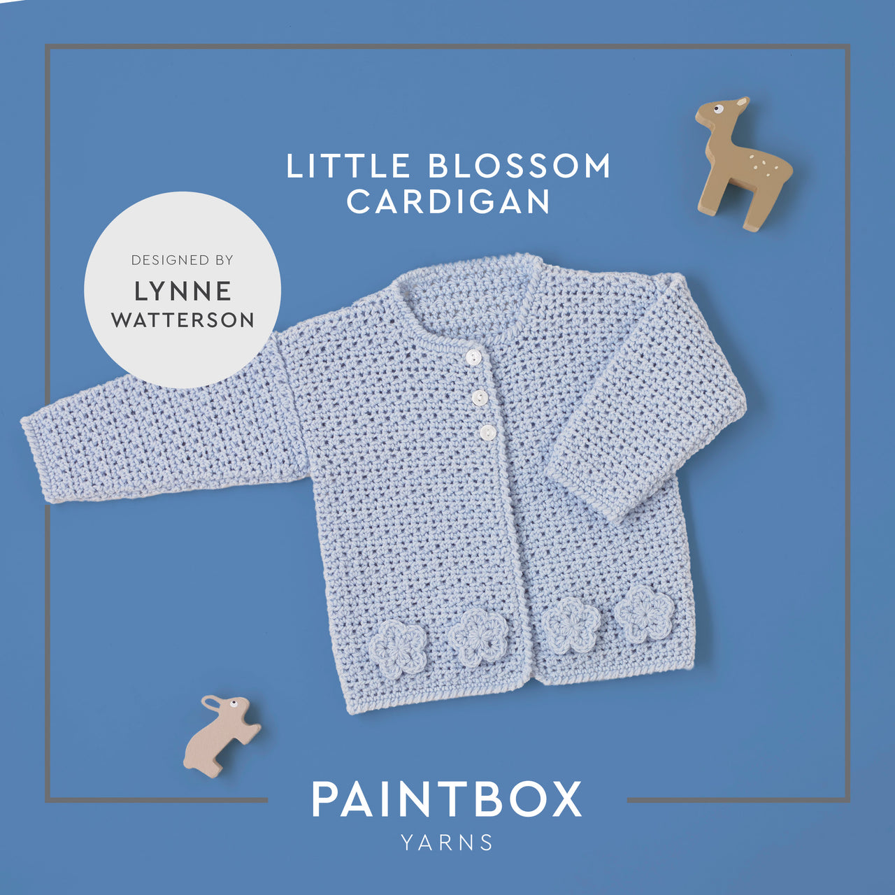 Little Blossom Cardigan - Free Crochet Pattern for Babies in Paintbox Yarns Baby DK