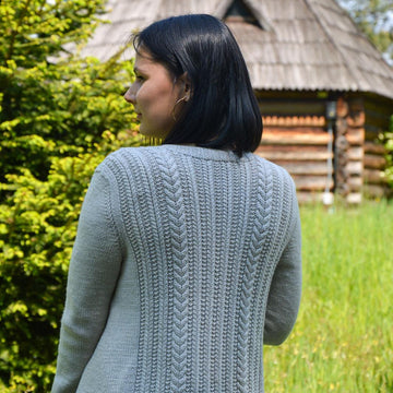Willow leaves cardigan