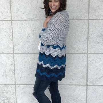 Chevron Cardi