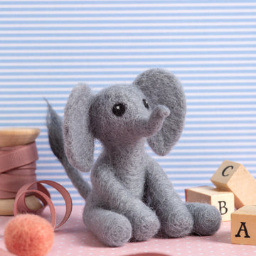 Hawthorn Handmade Mini Elephant Needle Felting Kit