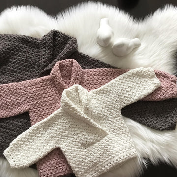 Atlas Baby Shawl Collar Sweater N 495