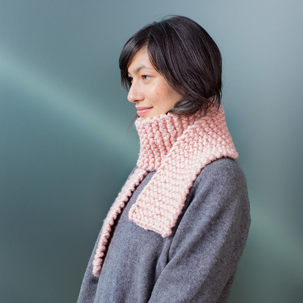 Lia Scarf - Beginners Knitting Pattern in MillaMia Naturally Soft Super Chunky