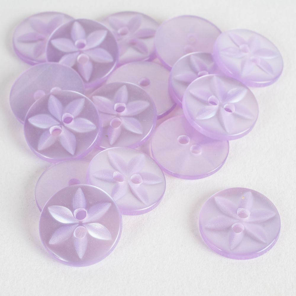 Round Star Buttons 13 mm