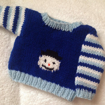 Snowman Sweater for Doll