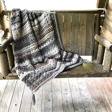 Cable and Cluster Afghan
