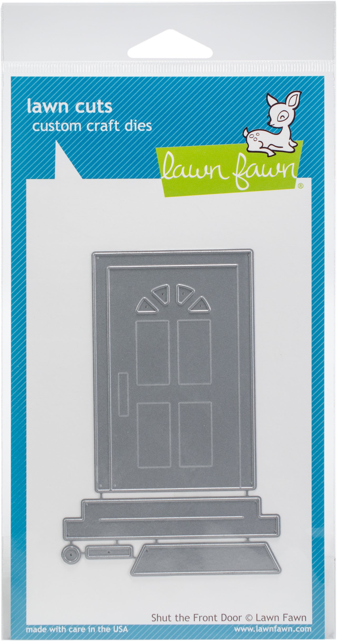 Lawn Fawn Lawn Cuts Custom Craft Die - Shut The Front Door