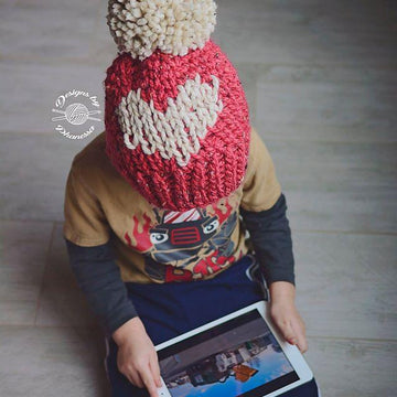 Big Heart Slouch Beanie