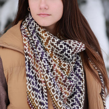 Dark Matter Triangle Shawl