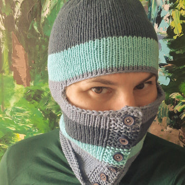 Ace Ski Mask - for Aran yarn