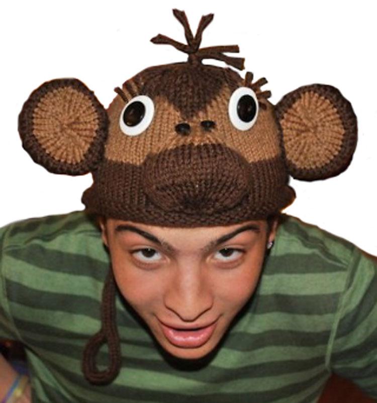 ROFL_Knit Monkey Hat