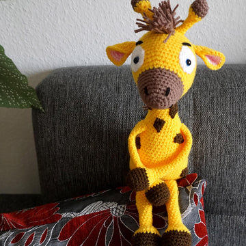 Häkelanleitung für die Schlenker Giraffe Jerry!