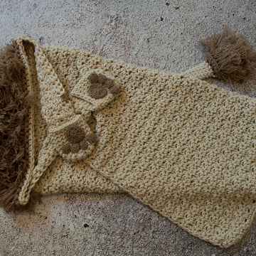 Hooded Lion Blanket