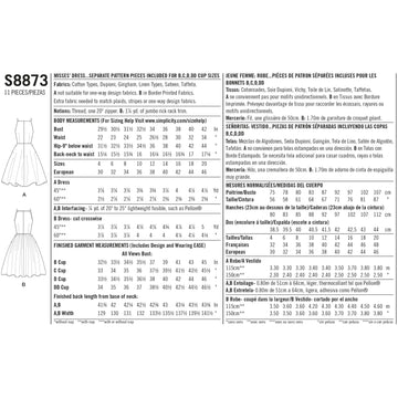 Simplicity S8873 Misses Gertie Dress - Sewing Pattern
