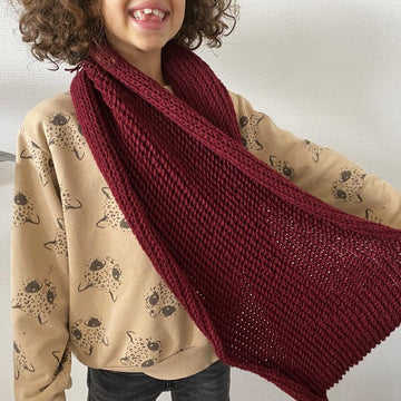 Crochet infinity scarf pattern PDF