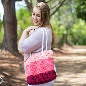 Bobble Basketweave Bag