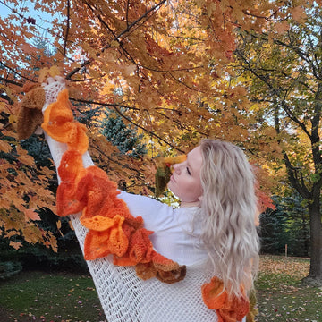 Maple 3D Leaf - Shawl