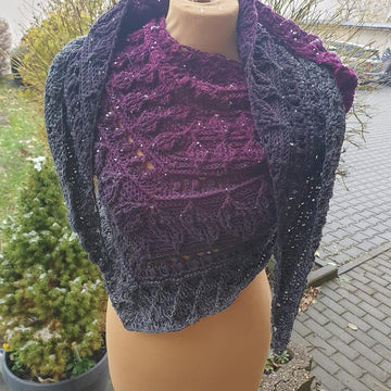 Flat Triangular Scarf "Naia"
