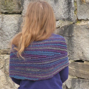 Slip Stitch Short Row Scarf
