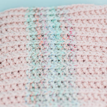 Fluffy Rib Knit Blanket