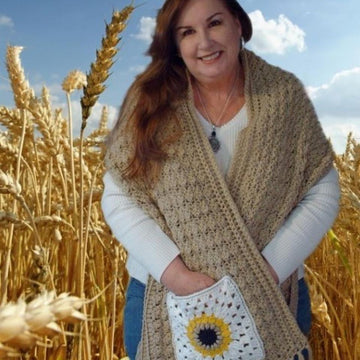 Sunny Delight Pocket Shawl