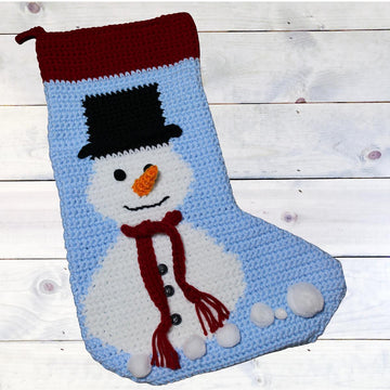 Snowman Christmas Stocking