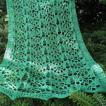 Victorian Porcupine Lace Scarf