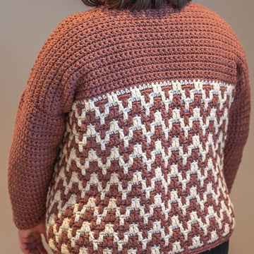 Mosaic Crochet Cardigan