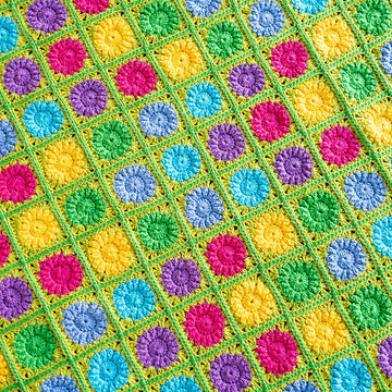 Whimsical Garden Shawl