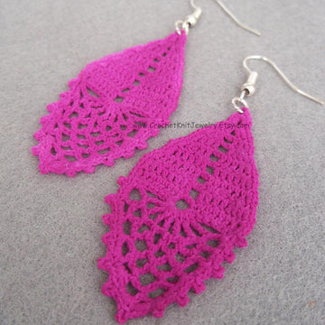 Drop lace earrings